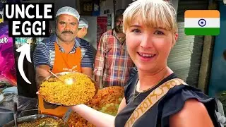 Dabble and Travel Eat Bangalore's most FAMOUS Street Food Uncle Egg's Rice (3000 EGGS) #eggrice 