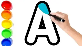 A to Z, Kids rhymes, collection for writing along dotted lines for toddler,Aphabet,ABC song,ABCD,595