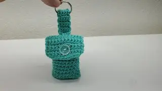 How to crochet a Key Chain Hand Sanitizer Holder