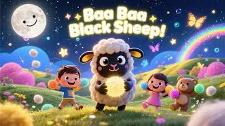 Baa Baa Black Sheep 🐑 | New 3D Kids Poem Song | Nursery Rhymes for Children | Sweetoons Official