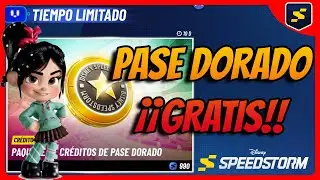CONSIGUE EL PASE DORADO GRATIS  🏆  Disney Speedstorm