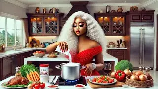 Lagos Slay Queen Uses Suger To Cook Jellof Rice For Her Newly Married Husband #seo #folktales #film