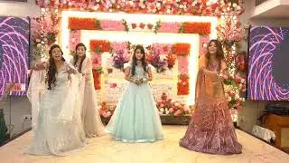 sister dance for ring ceremony  chanda mere chanda, ring pa deni, #dance  2023
