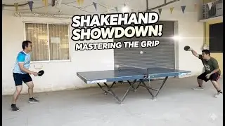 Insane Rallies HomeTable Tennis!🏓Intense Ping Pong Match: shakehand grip technique 🔥 single serve
