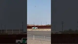 drone going over border wall carrying cartel contraband gets shot down by border patrol