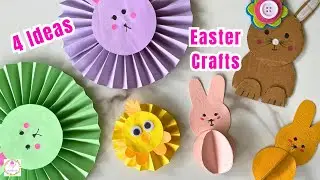 4 Super Easy Easter Craft Ideas | How to make Easy Easter Crafts