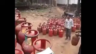 MUST SEE!!  Unbelievable Gas Cylinder Loading In Truck!
