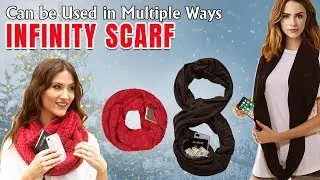 Infinity Scarf With Hidden Zipper Pocket - TheEliteTrends