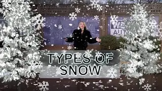 Три вида форм снега и снежинок!