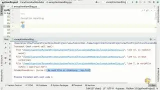 64. Exception Handling in Python | How to handle and prevent errors in Python