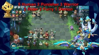 Chess Rush Combo 5 Human 2 Punisher 3 Warrior 2 Rider 2 Furry 1 Demon | S1