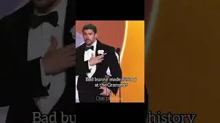 Bad bunny made history at Grammys #badbunny #grammys #2026 #goviral #viral #shorts #viralshorts