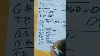 HOW TO GET GYRO ERROR, COMPASS ERROR, PRESENT VARIATION, DEVIATION.