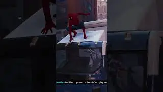 Spider Man Stops Van Fight  #gamingshorts #spiderman #marvel #gaming  #gadgets   #marvelspiderman