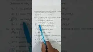 Maharashtra SET 2021 EXAM CHEMICAL SCIENCE  PAPER