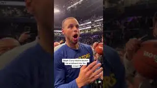 Steph Curry's awkward moment with fans! #shorts