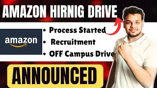 Amazon Biggest Recruitment Drive | 2026, 2025, 2024 Batch Hirings | OFF Campus Drive | Fresher Jobs