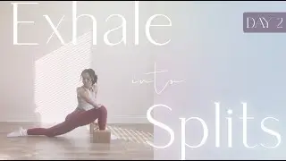 🌬️ Выдохните и сядьте на шпагат | 30-дневное путешествие к шпагату! | Йога Bright & Salted (День 2)