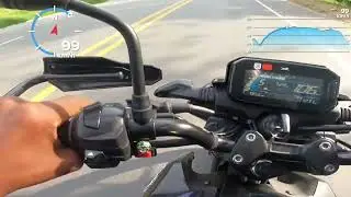 Top Speed de Tvs raider 125 Con pasajero
