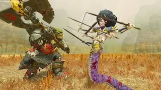 Dechala, the Denied One VS Grimgor Ironhide - Tides of Torment DLC | Total War Warhammer 3