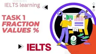 fraction values of task 1 writing | percentage task 1 | IELTS learning