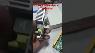 200watt + 200watt class D amplifier board with SMPS 3151 ic #classd #amplifier #3151 #soundamplifier