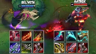 BEL'VETH vs AATROX FULL BUILD FIGHTS & Best Moments!