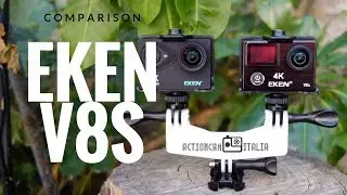 EKEN V8s -vs- EKEN H9+ [4K - STABILIZATION OR NOT??]