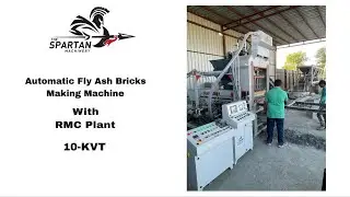 Automatic Fly Ash Brick Making Machine With RMC Plant | Fly Ash Brick making machine | RMC | TSM012