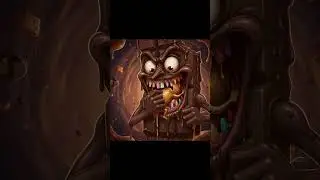 Melting Chocolate Bar Monster
