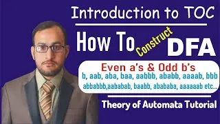 DFA for language Even No  of a's and Odd No  of b's without sequence / DFA Design Automata / TOC