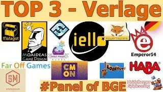 #Panel of Board Game Experts - Die TOP 3 Verlage / Publisher