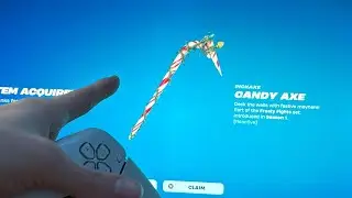 Кирка CANDY AXE вернется в магазин предметов Fortnite в 2025 году!