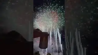 Watching the fireworks at night 🤯🤯 #shorts  mrcharlemagne on ig