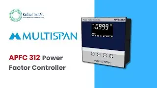 Multispan APFC-312 Automatic Power Factor Controller | Wiring & Settings