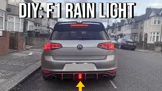 Как установить дождевой фонарь F1 || Golf GTI MK7 || Учебное пособие своими руками || Проводка + ...