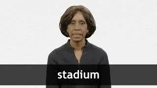 How to pronounce STADIUM in American English
