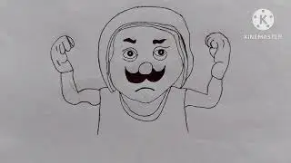 motu easy drawing/motu drawing super easy technique#drawing