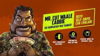 Mr Cut waala cabie | Creepy Cab Driver | #Revv self drive cars!