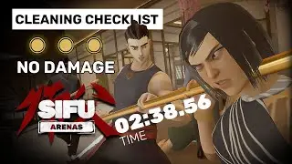 Cleaning Checklist - Sifu Arenas Gameplay [No Hit, Gold Stamps, 2:38 Speedrun]