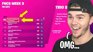 I QUALIFIED in the FNCS Trios Week 3 Tournament in Fortnite...