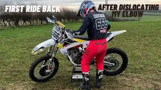 FIRST RIDE BACK AFTER MY INJURY!! Hampton Mx Track