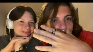 asmr español maquillandote con mi novia