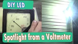 LED spotlight with your own hands