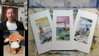 Le cornici per i tuoi acquerelli: COME ABBINARE I COLORI? Consigli pratici -Watercolor tutorial