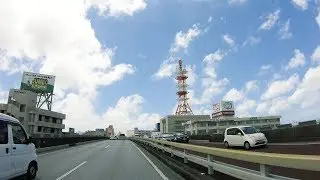 Okinawa drive / 沖縄ドライブ / 오키나와 드라이브 / 해선식당에서 나하시내 알몬트호텔까지 (4k)
