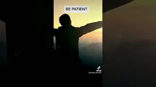 BE PATIENT. GOD WILL GIVE WHAT WE WANT IN HIS PERFECT TIMING. #dailyvlog #shorts #quotes #motivation