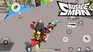 Sausage Man - Gameplay | Battle Royal - Rainbow Island | Max Graphics