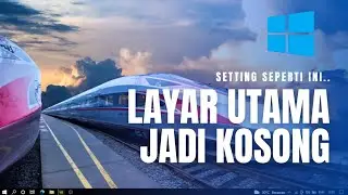 Cara Menampilkan dan Menghilangkan file pada layar utama PC/laptop