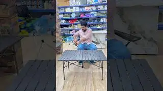 Amazing Foldable Table For Travellers - Best Quality & Strong Table 😱 #ytshorts #shorts